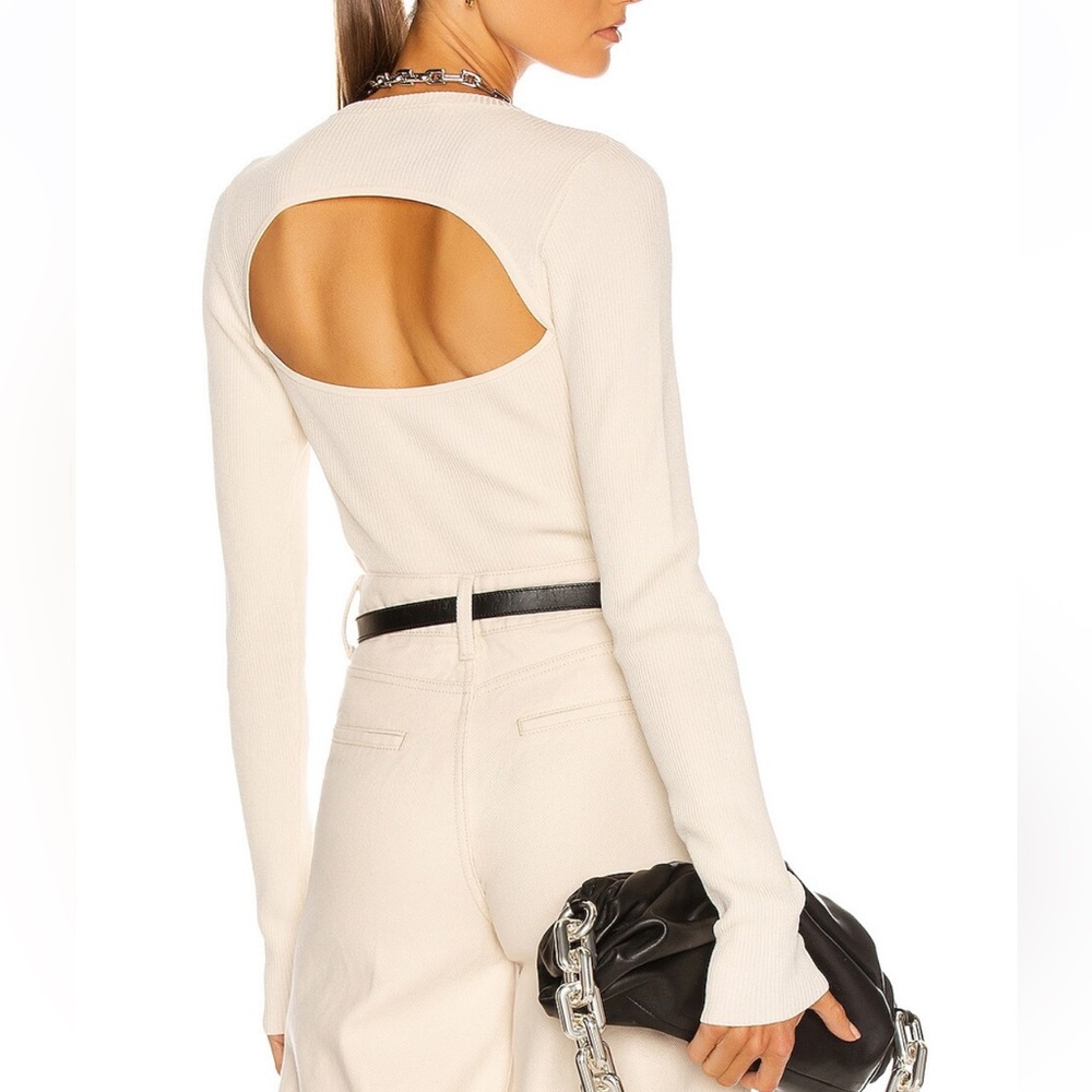 NWT REMAIN Basel Long Sleeve Open Back Knit Sweater Size 6/38